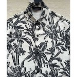 Louis Vuitton slit short-sleeved casual shirt jacket