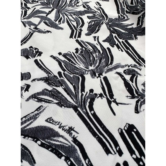 Louis Vuitton slit short-sleeved casual shirt jacket