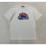 Louis Vuitton's latest rainbow cloud ☁️ contrast color letter T-shirt