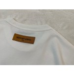 Louis Vuitton's latest rainbow cloud ☁️ contrast color letter T-shirt