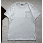 LoewE three-dimensional embossed large letter T-shirt