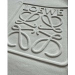 LoewE three-dimensional embossed large letter T-shirt