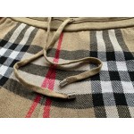 Burberry spring and summer latest classic check sheep wool blend sweater suit shorts