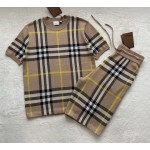 Burberry spring and summer latest classic check sheep wool blend sweater suit top