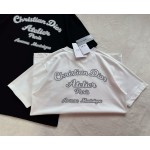 Dior latest chest pocket embroidery T-shirt