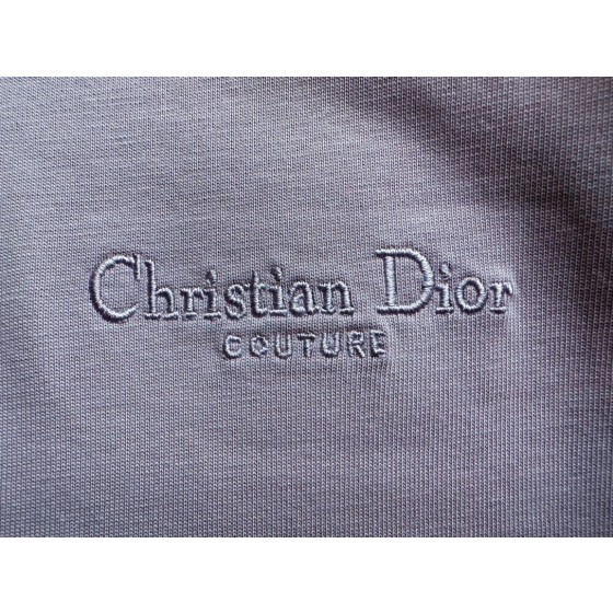 Dior latest chest pocket embroidery T-shirt