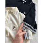 Prada new wool blend Polo sweater
