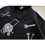 Louis Vuitton tool embroidered hoodie
