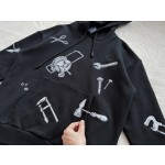 Louis Vuitton tool embroidered hoodie