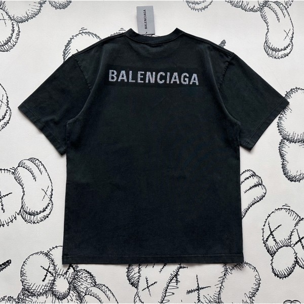 Balenciaga Diamond Back Short Sleeve T