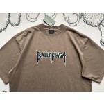 Balenciaga Burst Letter Lightning Short Sleeve T-Shirt