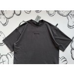 Balenciaga Chest Small Letters➕Back Large Letters Embroidered Round Neck Short Sleeves