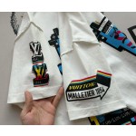 Louis Vuitton latest band print T-shirt