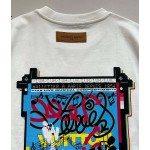 Louis Vuitton latest band print T-shirt