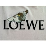 LOEWe Yinyin dog large letter short sleeve 👍white, pink