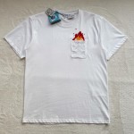 LOEWe latest Calcifer flame embroidery T-shirt