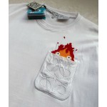 LOEWe latest Calcifer flame embroidery T-shirt