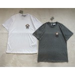 LOEWe latest Yin Yin dog embroidery round neck short sleeves