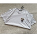 LOEWe latest Yin Yin dog embroidery round neck short sleeves