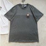 LOEWe latest Yin Yin dog embroidery round neck short sleeves
