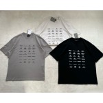 Balenciaga New Printed Logo Full Standard Short Sleeves