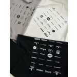 Balenciaga New Printed Logo Full Standard Short Sleeves