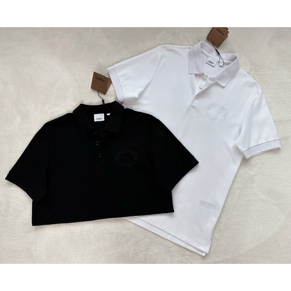 Burberry Signature Grass Embroidered Polo