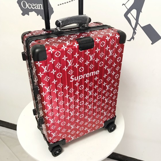 RIMOWA & LV Louis Vuitton & Supreme Co-branded Trolley Case