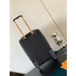 Western Europe 𝗖𝗛𝗔𝗡𝗘𝗟 Double chain trolley case with rhombus lid