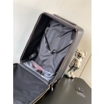 Western Europe 𝗖𝗛𝗔𝗡𝗘𝗟 Double chain trolley case with rhombus lid