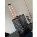 Western Europe 𝗖𝗛𝗔𝗡𝗘𝗟 Classic Rhombus Large Double C Trolley Case