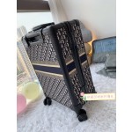 Dior old flower retro suitcase