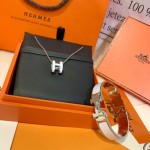 Hermes Enamel Bracelet + Necklace