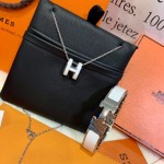 Hermes Enamel Bracelet + Necklace