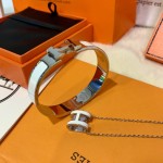 Hermes Enamel Bracelet + Necklace
