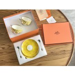 Soleil d’Hermes | Sun ☕ Coffee Cup and Saucer