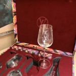 Red wine glass gift box set of 7