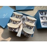 WEDGWOOD  Hibiscus Gold Series Bone China Bowls for Household Use