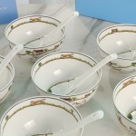 Hunting 6 bowls 6 spoons gift box