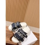 DIOR Dior spring and summer new thick-soled beach drag design concept sandals plus sports shoes