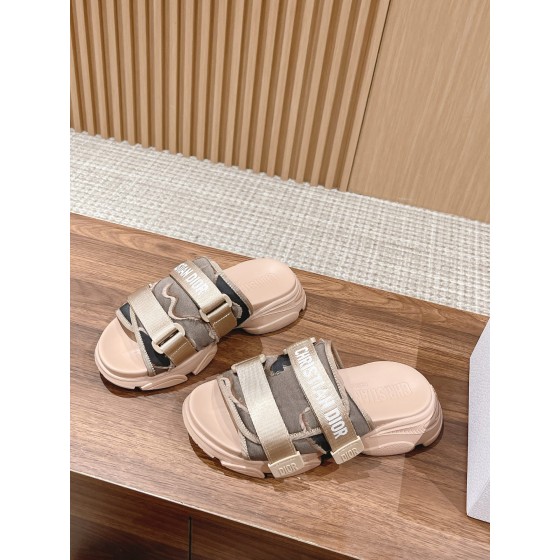 DIOR Dior spring and summer new thick-soled beach drag design concept sandals plus sports shoes