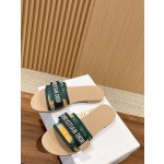 DIOR Dior Velcro buckle sandals and slippers