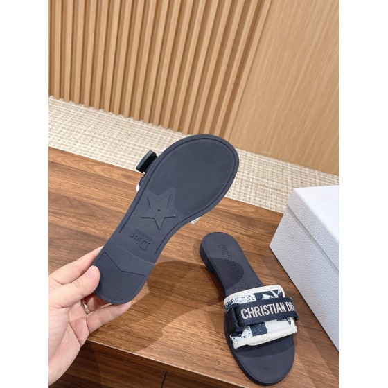 DIOR Dior Velcro buckle sandals and slippers