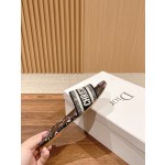 DIOR Dior spring and summer new upgrade embroidery slippers