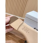 DIOR Dior spring and summer new upgrade embroidery slippers