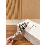 DIOR Dior spring and summer new upgrade embroidery slippers