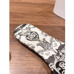 DIOR Dior spring and summer new upgrade embroidery slippers