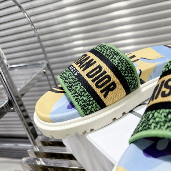 DIOR 23 latest hot sandals classic upgrade Velcro sandals and slippers
